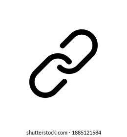 Conjunto de vectores de icono de vínculos. Icono de colección conjunto de signos de cadena.