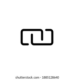 Links icon vector set. Chain sign set collection icon.