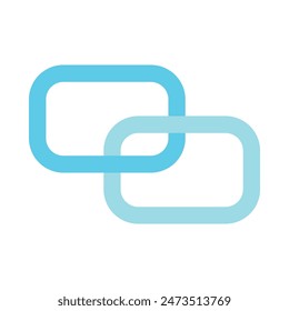 Links Vector Flat Icon Design