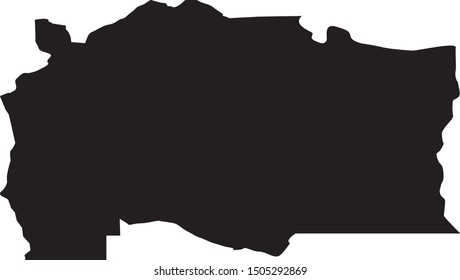 linn County map in oregon state