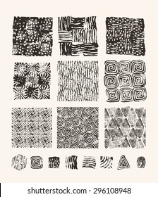 Lino cut textures