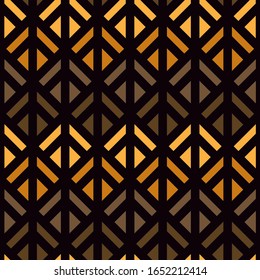 Patrón geométrico sin fisuras de estilo Linocut. Impresión geo-suface mínima. Triángulos repetidos, formas geométricas motivos fondo. Un decorado clásico y sencillo. Papel digital abstracto vectorial