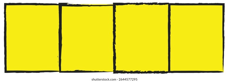 Linocut texture. Ink roller background. Grunge letterpress rectangles. Dry brayer striped lines isolated on dark background. Painted relief stains. Vector lino eroded abstract illustration