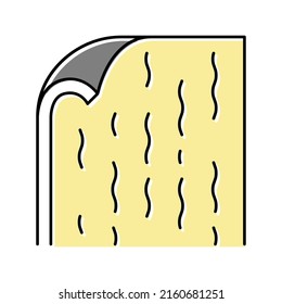 linoleum floor color icon vector. linoleum floor sign. isolated symbol illustration