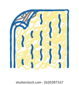 linoleum floor doodle icon sketch vector. linoleum floor sign. isolated symbol illustration