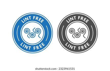 Lint free design logo template illustration