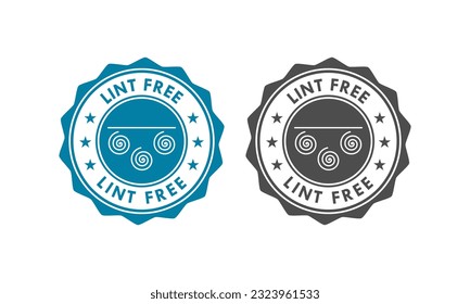 Lint free design logo template illustration