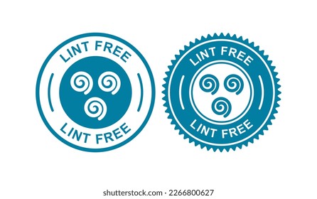 Lint free logo vector design