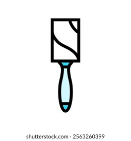 lint roller clothes care color icon vector. lint roller clothes care sign. isolated symbol illustration