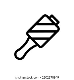 lint roller line icon illustration vector graphic 
