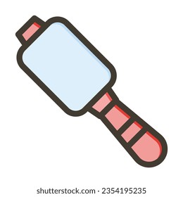 Lint Roller Vector Thick Line Filled Colors Icon For Personal And Commercial Use.
