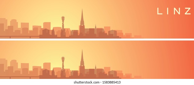 Linz Beautiful Skyline Scenery Banner