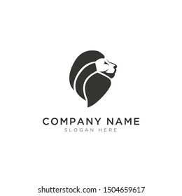 Lion abstract Logo Template Design Vector, Emblem, Design Concept, Creative Symbol, Icon