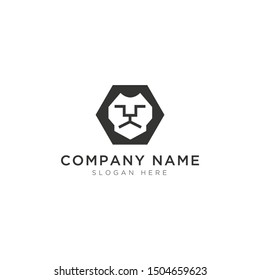 Lion abstract Logo Template Design Vector, Emblem, Design Concept, Creative Symbol, Icon
