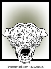 Lion
Lion     All elements are in separate layers color can be changed easily 