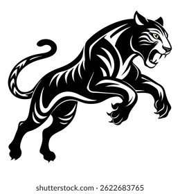 The Lion angry Jump silhouette  victor illustrator  file
Editable eps file