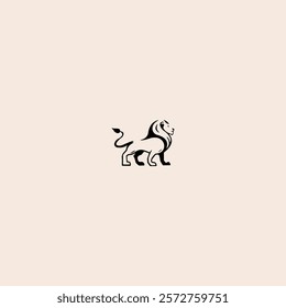 Lion Animal icon flat vector design.