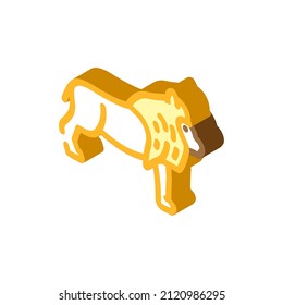 lion animal isometric icon vector. lion animal sign. isolated symbol illustration