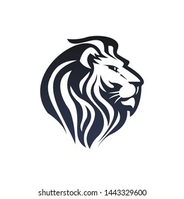 a lion animal logo template