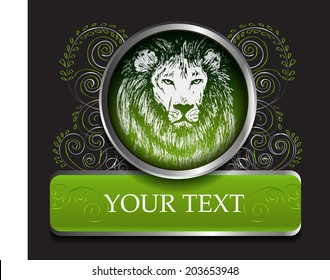 Lion badge