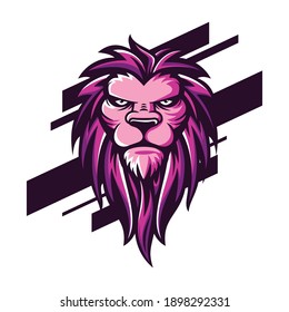 logotipo vectorial de ilustración de león y oso