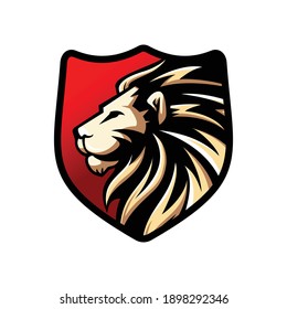 Lion And Bear Illustration Vector Logo