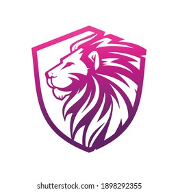 Lion And Bear Illustration Vector Logo