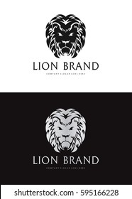 Lion Brand. Elegant Lion logotype 