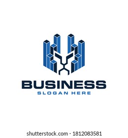 Lion Building City Abstract Creative Modern Business Logo