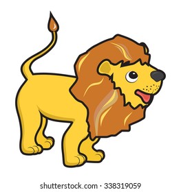 Lion cartoon vector