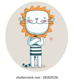 The lion. cat