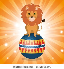 lion circus show icons