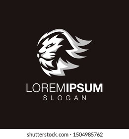 lion collection logo design vector 