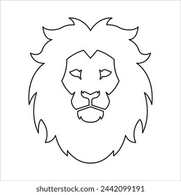 Lion Coloring Book Pages for Children and Adults
