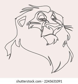Lion Coloring Page Bock kdp 