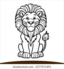 lion coloring pictures for kids