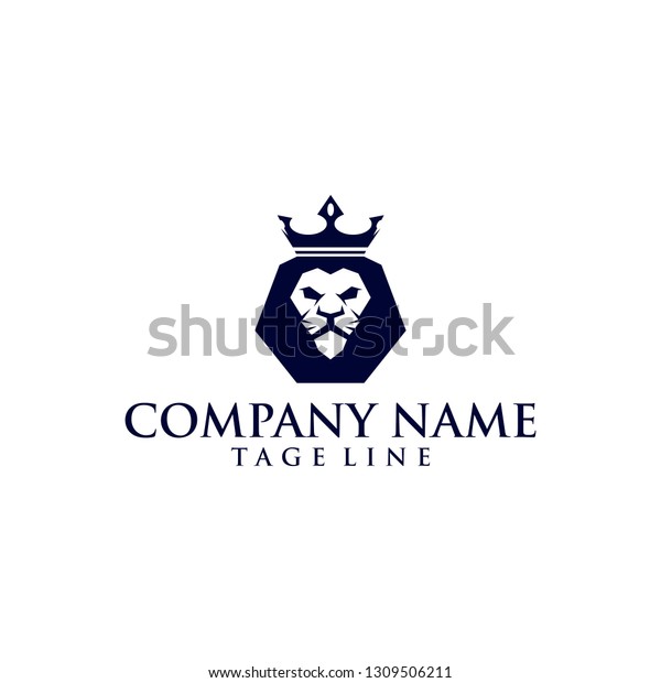 Lion Company Logo Stock Vector (royalty Free) 1309506211 