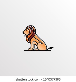 Lion Creative Logo Design Vector 