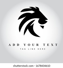 lion Creative logo design & vector art illustration