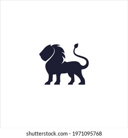Lion creative logo design vector illustration