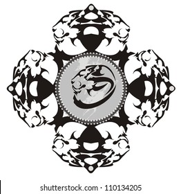 Lion cross