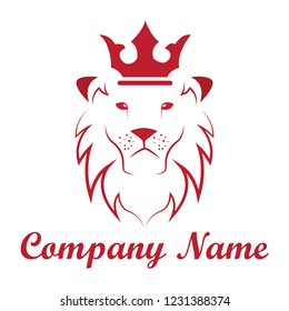 Lion crown logo