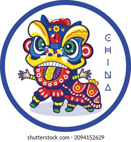 Lion Dance in Chinese New Year