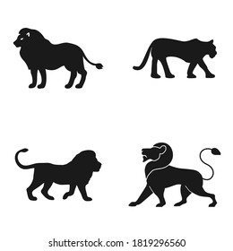 lion design logo vector icon symbol