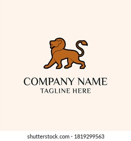 lion design logo vector icon symbol