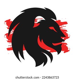 Lion Design. Premium Design for Apparel, Poster etc. Vector Illustration.