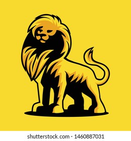 Lion Designs Creative concept logotype for your company Clipart Mascot Logo can be in vector to easilly change colors