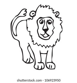 Lion doodle