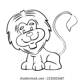 4,899 Lion colouring page Images, Stock Photos & Vectors | Shutterstock