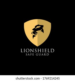 lion emblem logo design vector inspiration